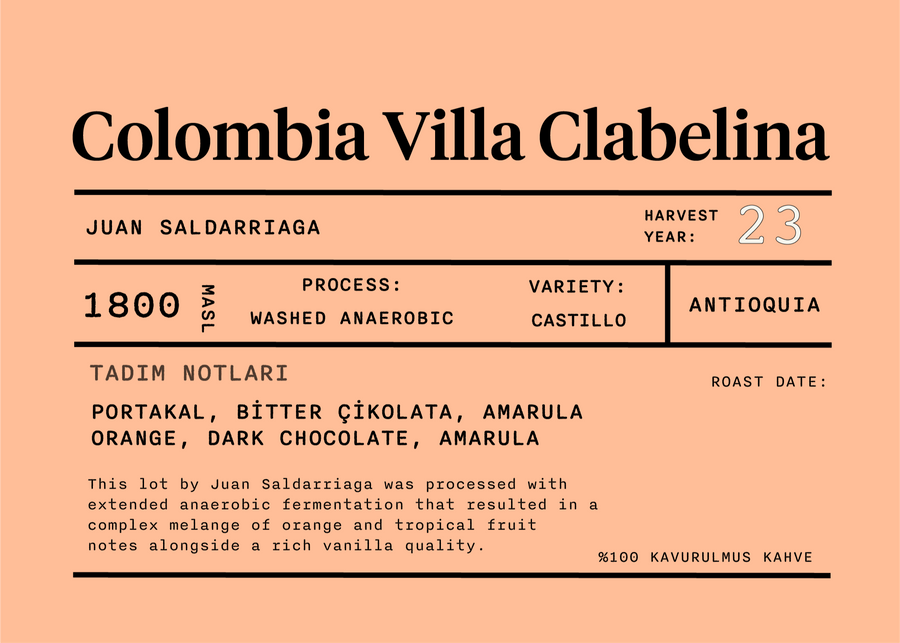 Colombia, Villa Clabelina - Filtre Kahve